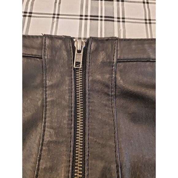 Vintage Jessica London Leather skirt size 14 - Picture 4 of 7